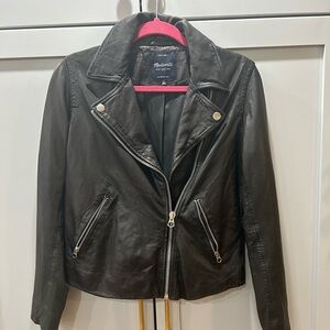 Madewell leather jacket